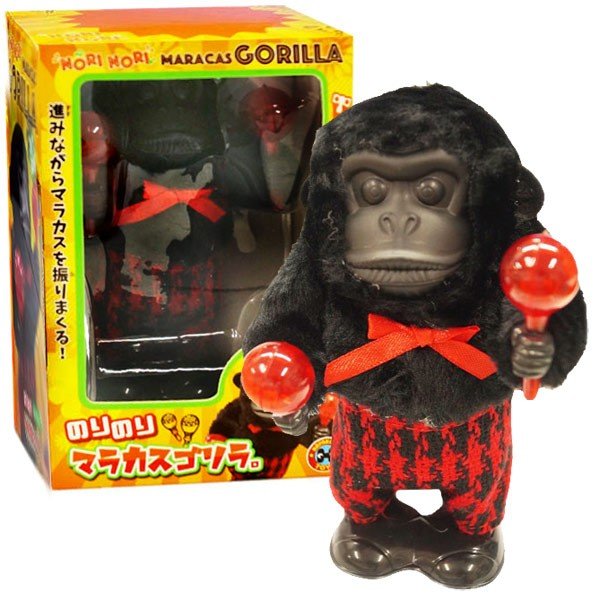 楽天市場 のりのりマラカスゴリラ おもちゃの三洋堂