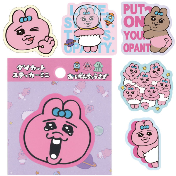 【とんでもなくレア】おぱんちゅうさぎ♡ステッカー類セット おぱんちゅうさぎ - おぱんちゅうさぎ ステッカー セット 一番