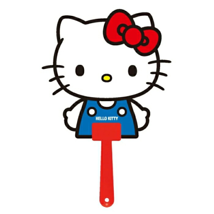 【入手困難】平成レトロ サンリオ ハローキティ 蝶々 麦わら うちわ 4976522877979_1.jpg