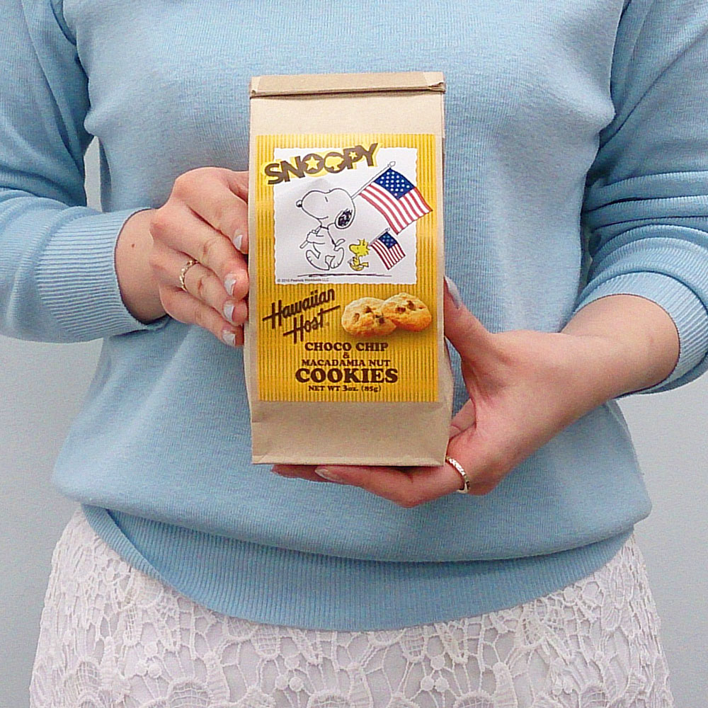 楽天市場 ハワイ ハワイアンホースト スヌーピー トートバッグセット マカデミアナッツチョコレート チョコチップ クッキー 7001 5400円以上で送料無料 海外 国内土産 旅行用品 三洋堂