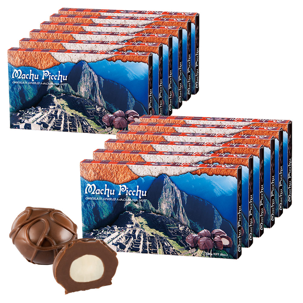 最先端 ペルーお土産 マチュピチュ マカデミアナッツチョコレート 12箱セット 海外 国内土産 旅行用品 三洋堂 Nso Mn