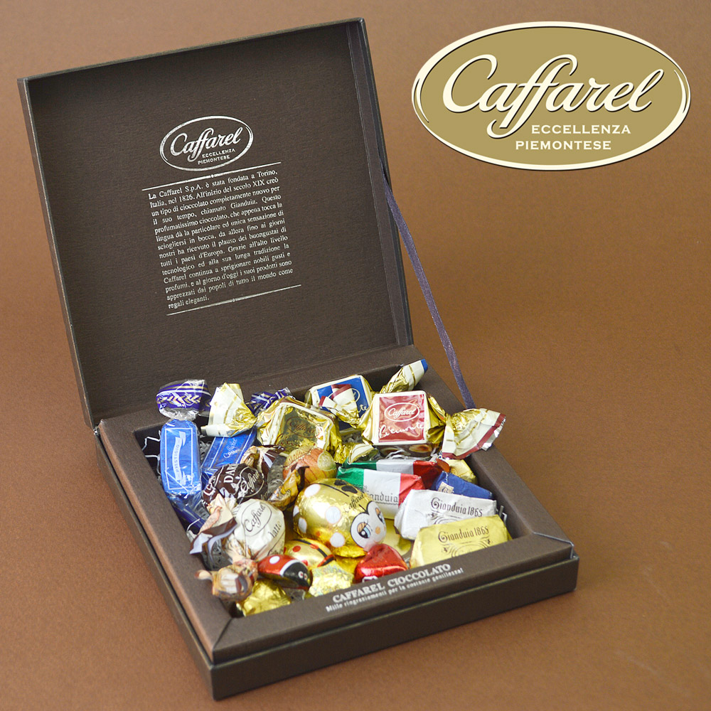 [賞味10／31][5000円以上で送料無料] カファレル Caffarel オリジナルギフト グランデ チョコレート ブランド紙袋付き