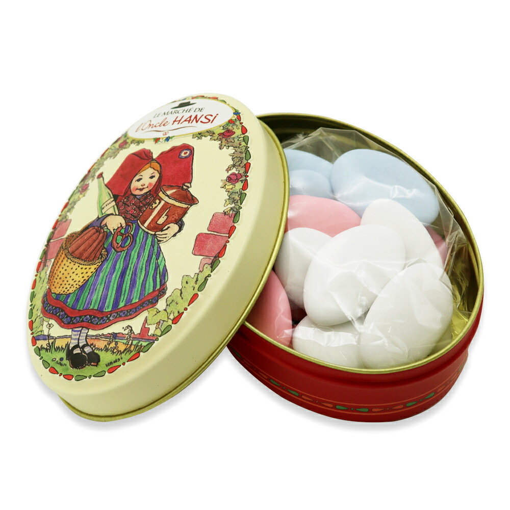 楽天市場 オンクル アンシ Oncle Hansi オーバル小缶 ドラジェ入り 880281 5400円以上で送料無料 海外 国内土産 旅行用品 三洋堂