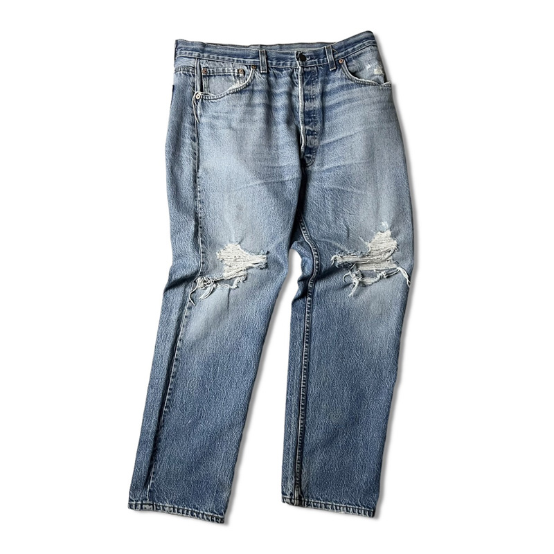 楽天市場】濃紺 90s カナダ製 Levis 505 0215 デニム パンツ 34 34