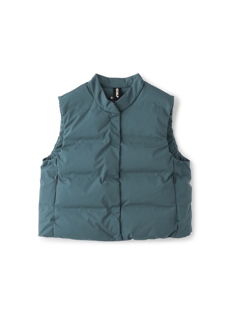 【SALE／31%OFF】POUNCE パデッドベスト / POUNCE VEST WOMAN ECOALF エコアルフ ジャケット・アウター ブルゾン・ジャンパー ブルー ホワイト ブラック【RBA_E】【送料無料】[ Fashion]