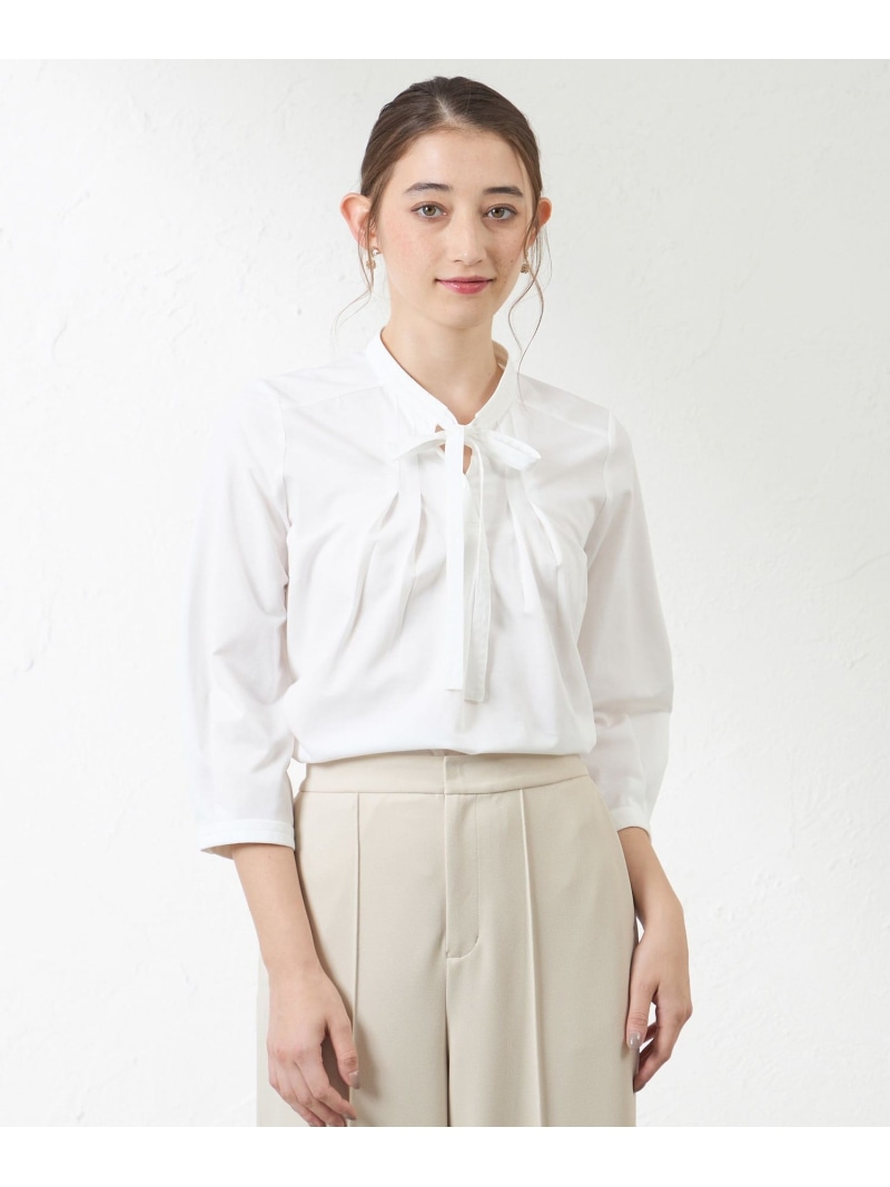 【SALE／25%OFF】ブラウジー AMACA アマカ トップス シャツ・ブラウス ブラック ホワイト【RBA_E】【送料無料】[ Fashion]