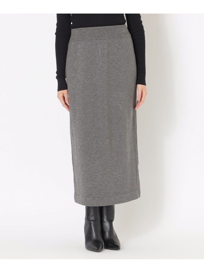 【SALE／41%OFF】ニットセットアップスカート S.ESSENTIALS エス エッセンシャルズ スカート その他のスカート ベージュ グレー【RBA_E】【送料無料】[ Fashion]