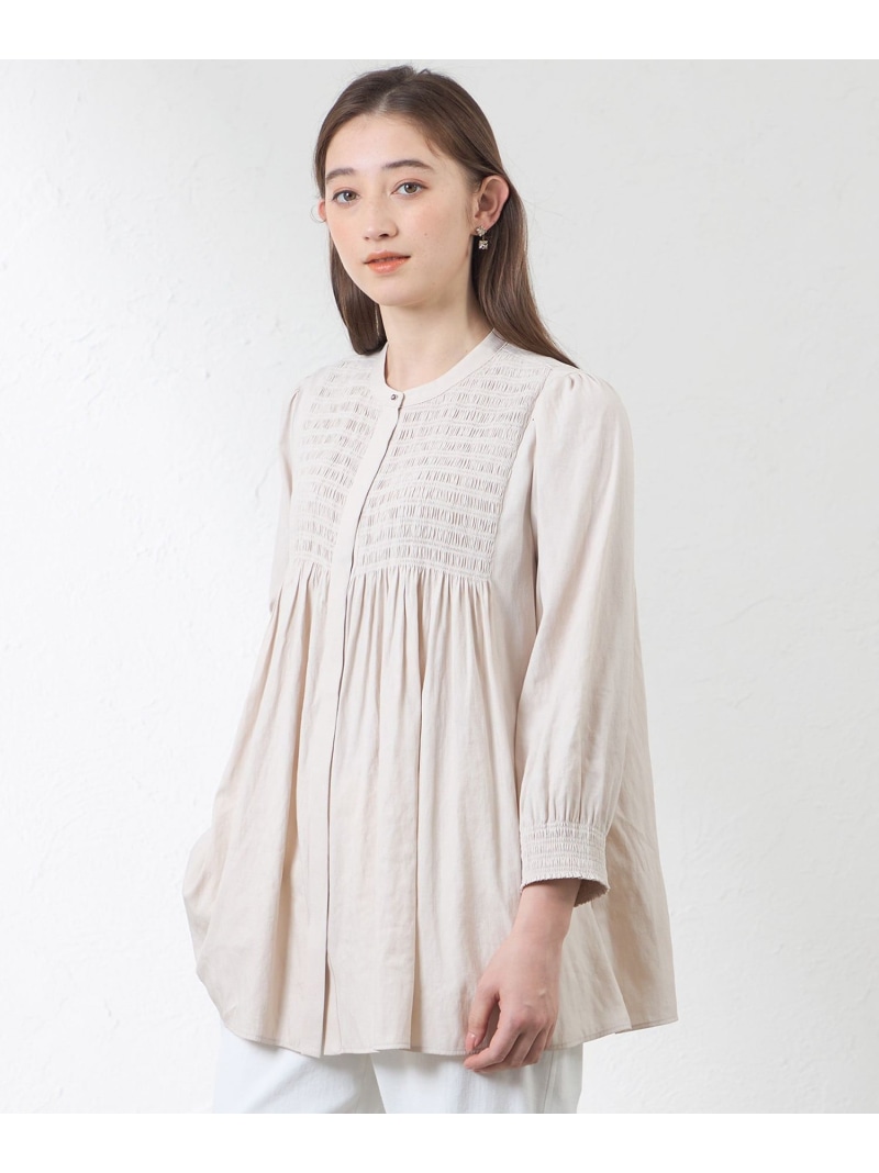 AMACA 三陽商会　リネンボイルエンブロイブラウス 楽天市場】【SALE／21%OFF】【Anniversary Piece】リネンボイル