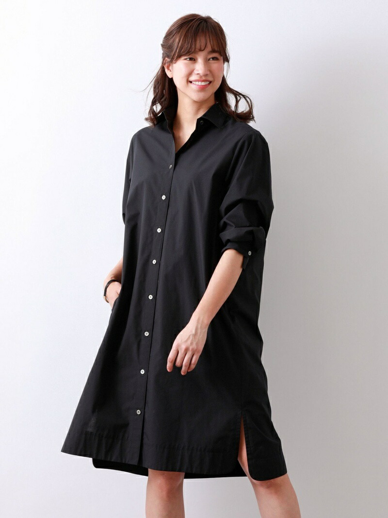 日本製 Sale 44 Off Leofine シャツワンピース Amaca アマカ ワンピース シャツワンピース ブラック ホワイト ネイビー Rba E 送料無料 Rakuten Fashion 代引不可 Fiker Org