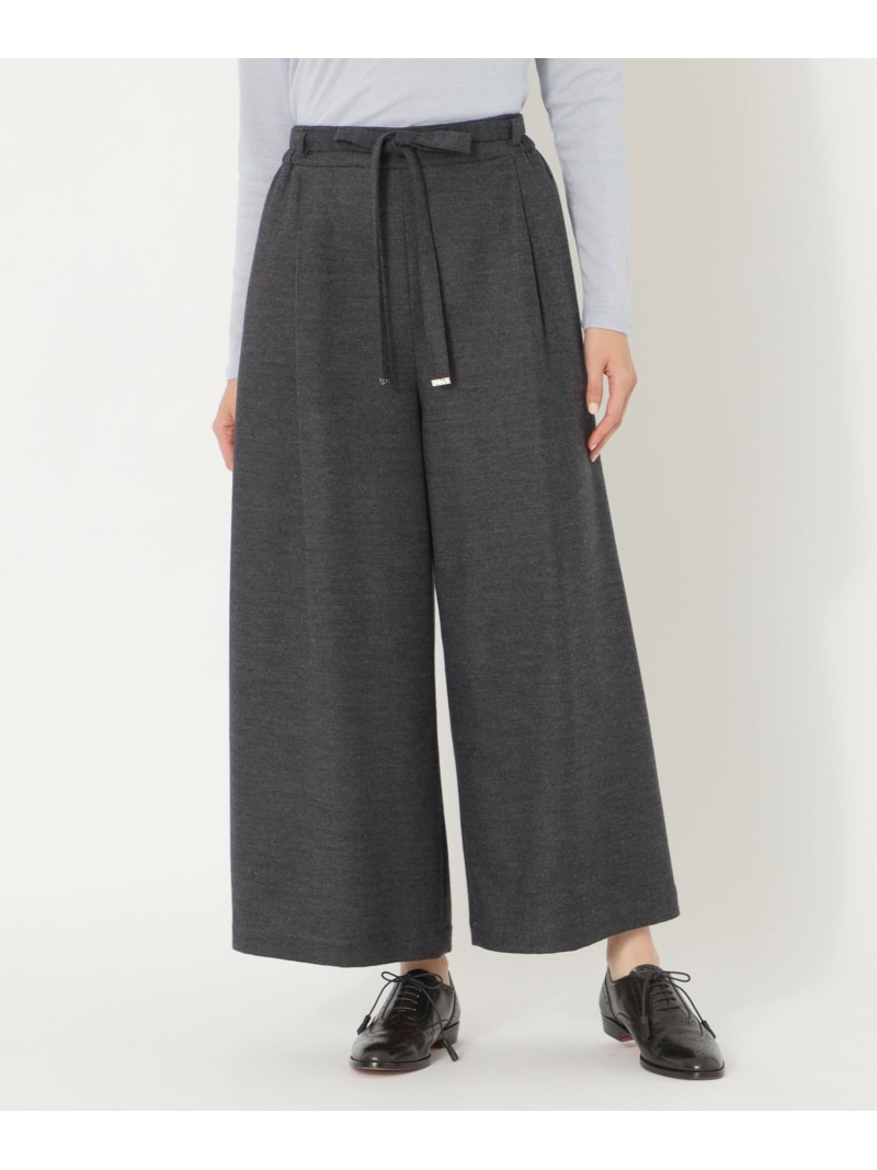 【SALE／22%OFF】【DRESOPHY】バランサーキュラーワイドパンツ S.ESSENTIALS エス エッセンシャルズ パンツ その他のパンツ ベージュ ブルー グレー ブラック【RBA_E】【送料無料】[ Fashion]｜SANYO SELECT