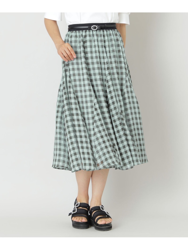 【☆セール中！です☆様】新品☆TO BE CHIC プリントスカート セール】スパンドットプリント スカート（スカート）｜TO BE