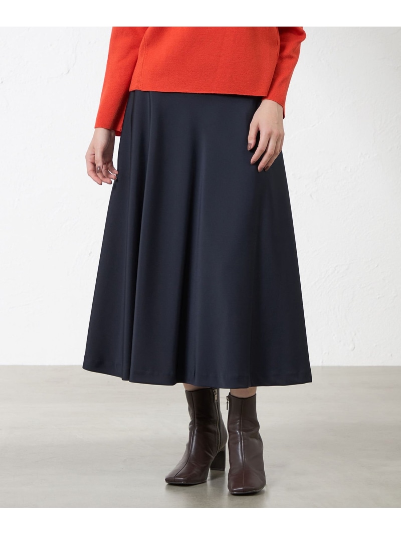【SALE／36%OFF】美スカート AMACA アマカ スカート ロング・マキシスカート ブラック ベージュ【RBA_E】【送料無料】[ Fashion]