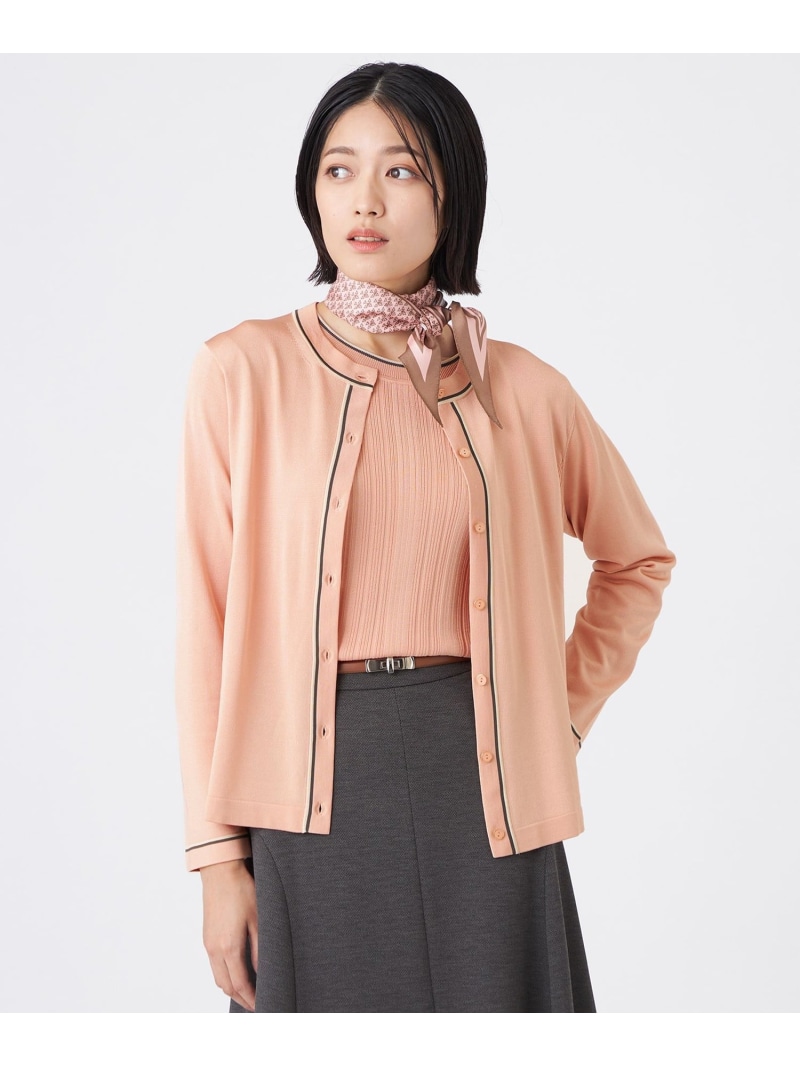 【SALE／42%OFF】【ウォッシャブル】バイカラーニット TRANS WORK トランスワーク トップス シャツ・ブラウス ピンク ネイビー【RBA_E】【送料無料】[ Fashion]｜SANYO SELECT