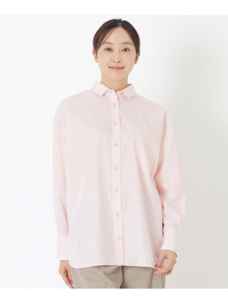 【SALE／18%OFF】【AMARC CHANNEL 掲載】パールボタンレギュラーカラーシャツ S.ESSENTIALS エス エッセンシャルズ トップス シャツ・ブラウス ブラック ピンク ホワイト【RBA_E】【送料無料】[ Fashion] 15,048円