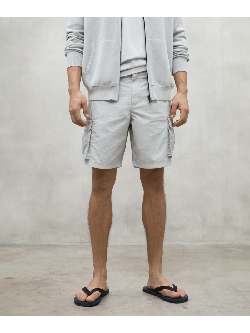 【SALE／33%OFF】ALISTE カーゴ ショートパンツ / ALISTE SHORTS MAN ECOALF エコアルフ パンツ その他のパンツ カーキグリーン グレー【RBA_E】【送料無料】[ Fashion]