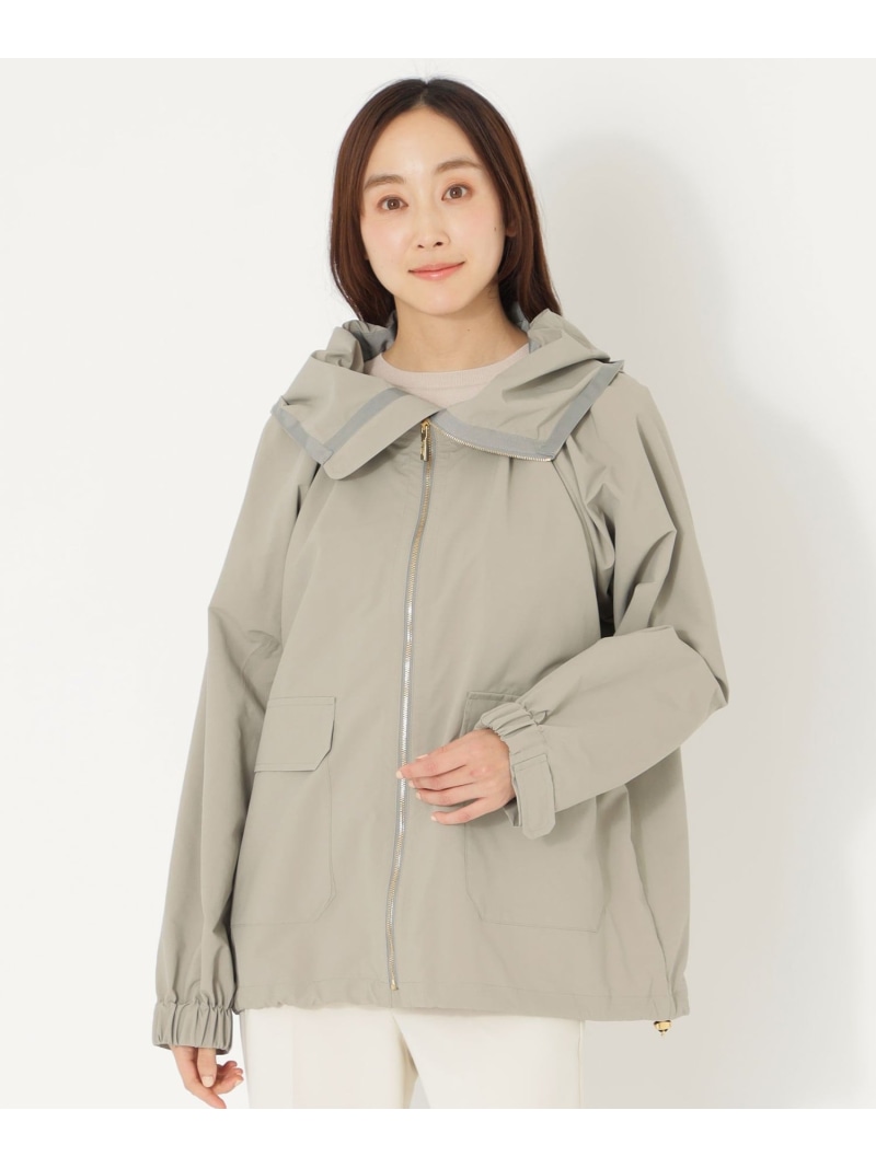 ＜アンブレラコート＞ショートブルゾン SANYOCOAT サンヨーコート ジャケット・アウター レインコート ホワイト グレー ブルー【送料無料】[ Fashion]｜SANYO SELECT
