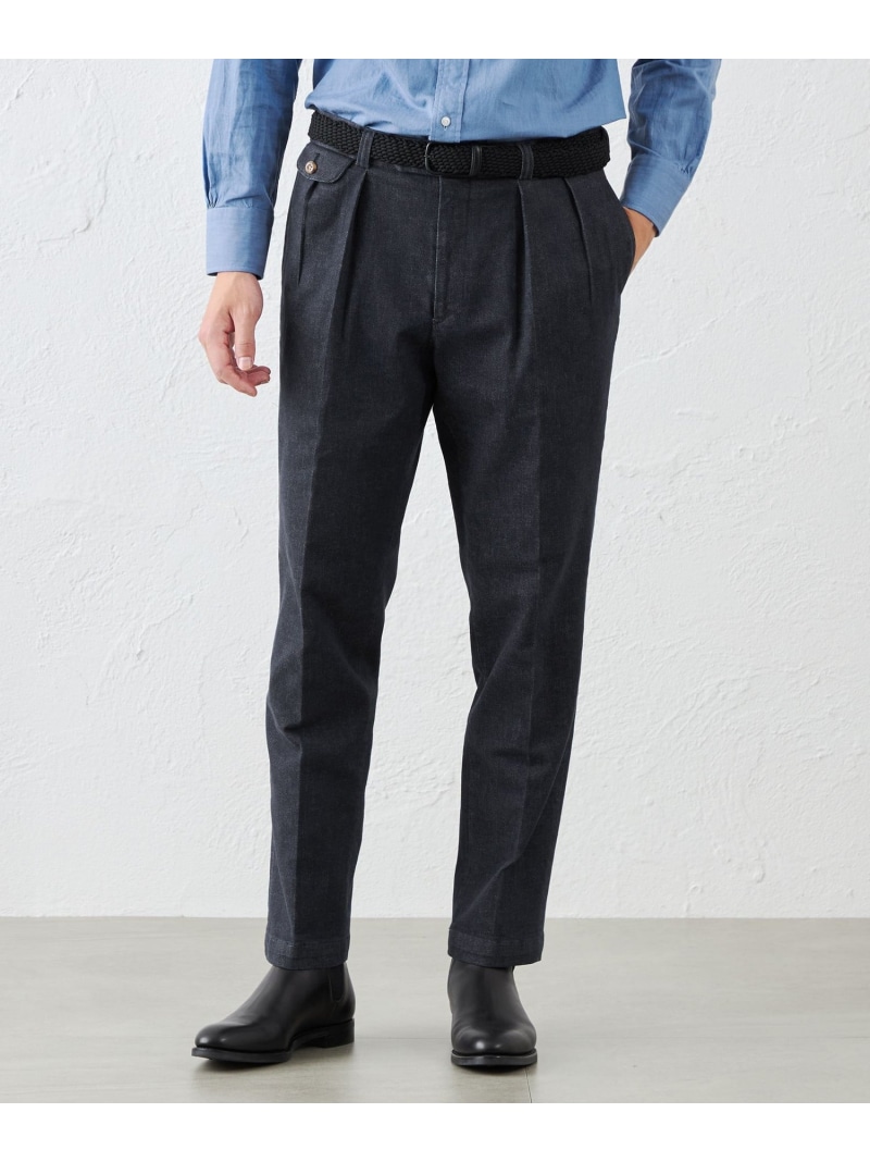 ノンフェードデニムパンツ S.ESSENTIALS エス エッセンシャルズ パンツ スラックス・ドレスパンツ ネイビー【送料無料】[ Fashion]