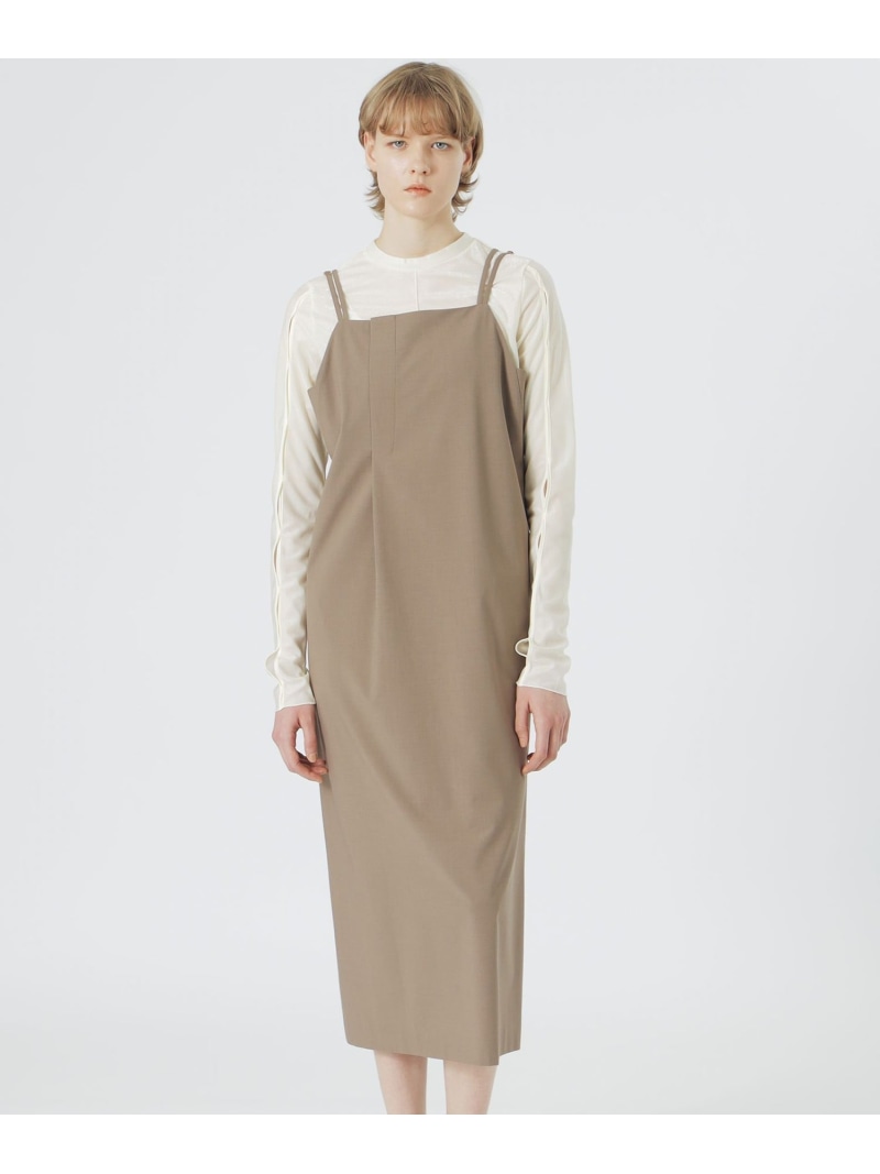 【SALE／40%OFF】フロントタックジャンスカ LOVELESS ラブレス ワンピース・ドレス その他のワンピース・ドレス ブラック ベージュ【RBA_E】【送料無料】[ Fashion]｜SANYO SELECT
