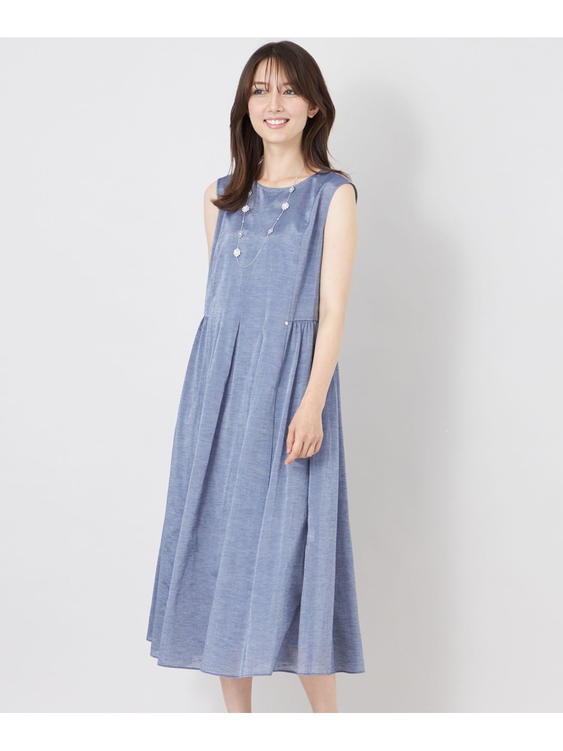 エアリーローンドレープワンピース TO BE CHIC トゥー ビー シック ワンピース・ドレス ドレス ブルー ブラック【送料無料】[ Fashion]｜SANYO SELECT