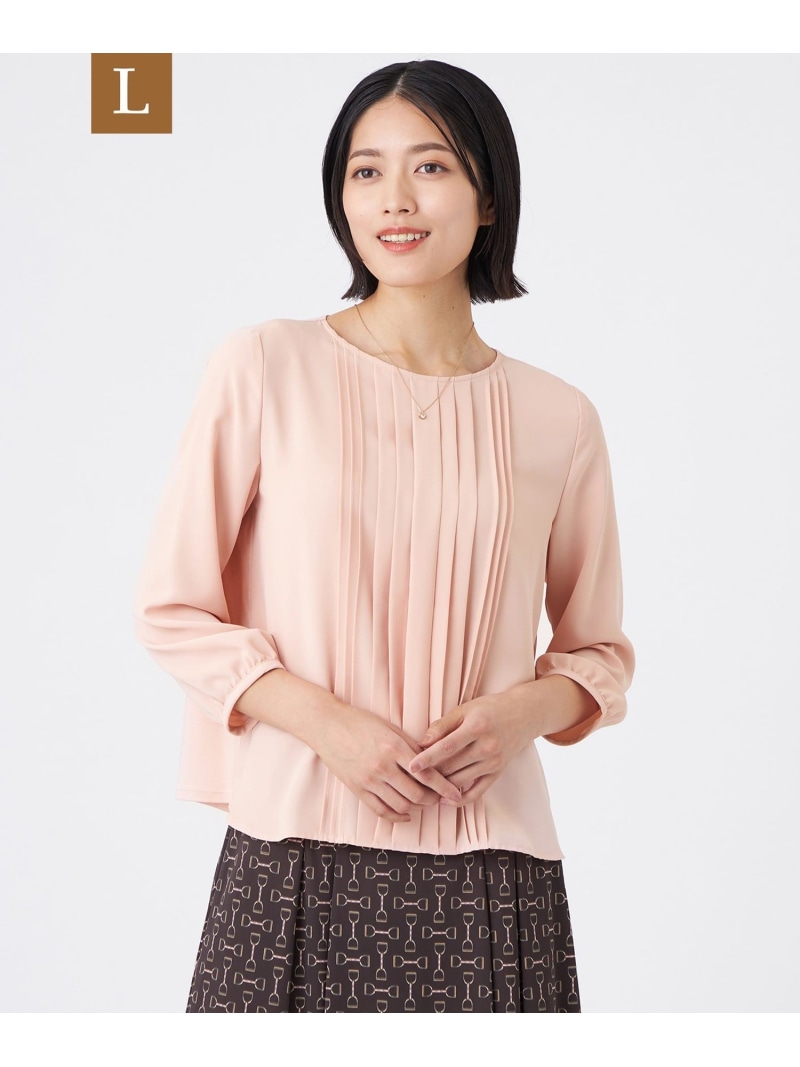 【SALE／45%OFF】【L】【ウォッシャブル】オフショアベネブラウス TRANS WORK サンヨー エルサイズ トップス シャツ・ブラウス ホワイト ブラック ピンク【RBA_E】【送料無料】[ Fashion]｜SANYO SELECT 9,317円