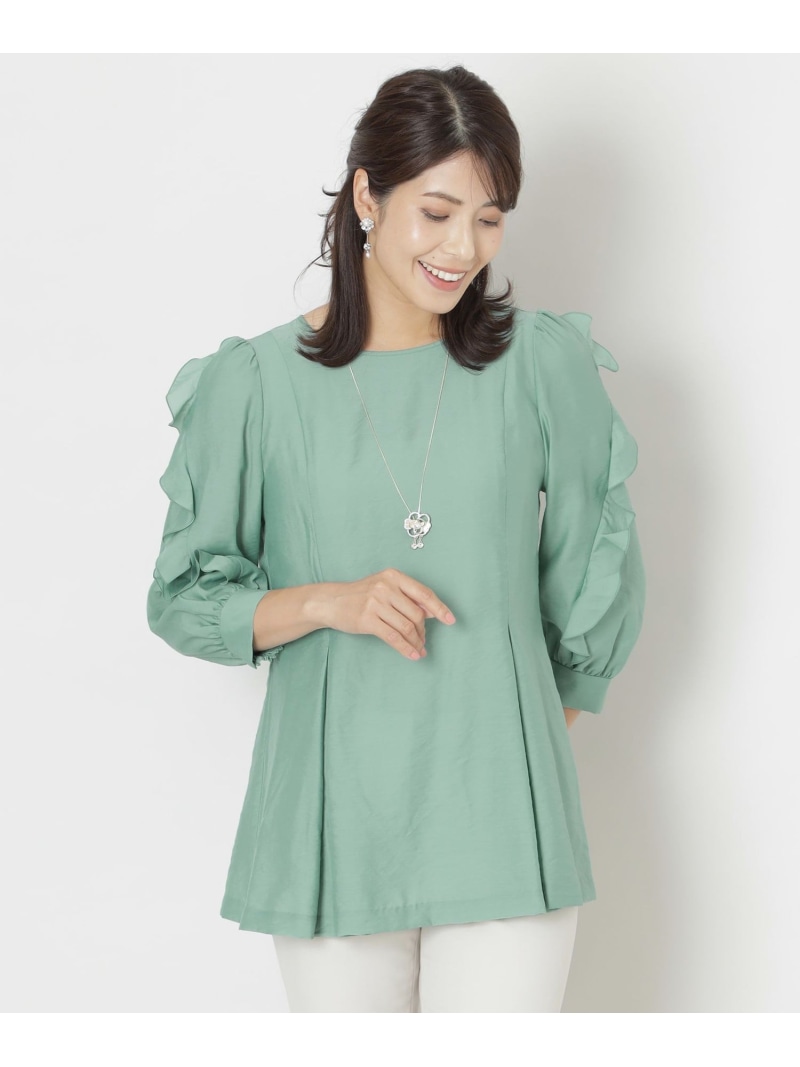 楽天市場】ランダムドット ピンタックブラウス TO BE CHIC