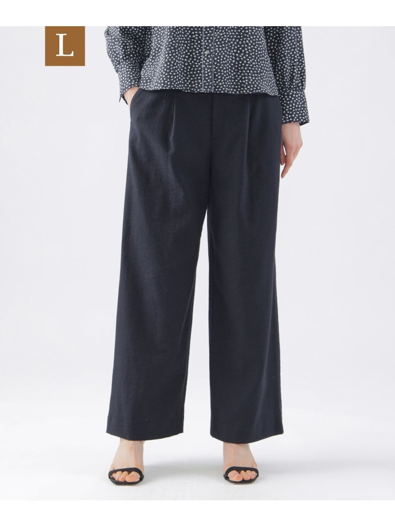 【SALE／35%OFF】【L】【透け防止】【吸水速乾】【接触冷感】【UV対策】【ウォッシャブル】ドライオックスワイドストレートパンツ TRANS WORK サンヨー エルサイズ パンツ その他のパンツ ネイビー イエロー ベージュ【RBA_E】【送料無料】[ Fashion]｜SANYO SELECT