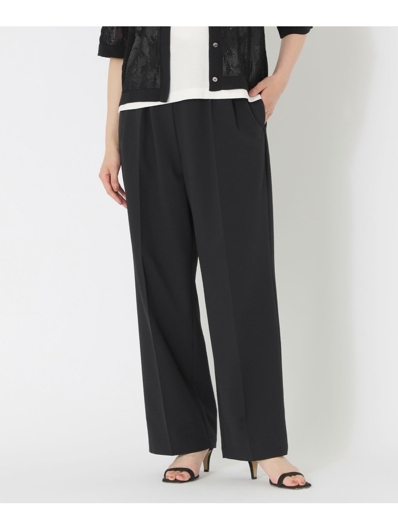 【SALE／33%OFF】ツータックワイドイージーパンツ S.ESSENTIALS エス エッセンシャルズ パンツ スラックス・ドレスパンツ ブラック カーキグリーン【RBA_E】【送料無料】[ Fashion]