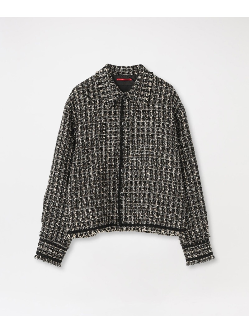 バンビーナツイードブルゾン LOVELESS ラブレス ジャケット・アウター ブルゾン・ジャンパー グレー【送料無料】[ Fashion]