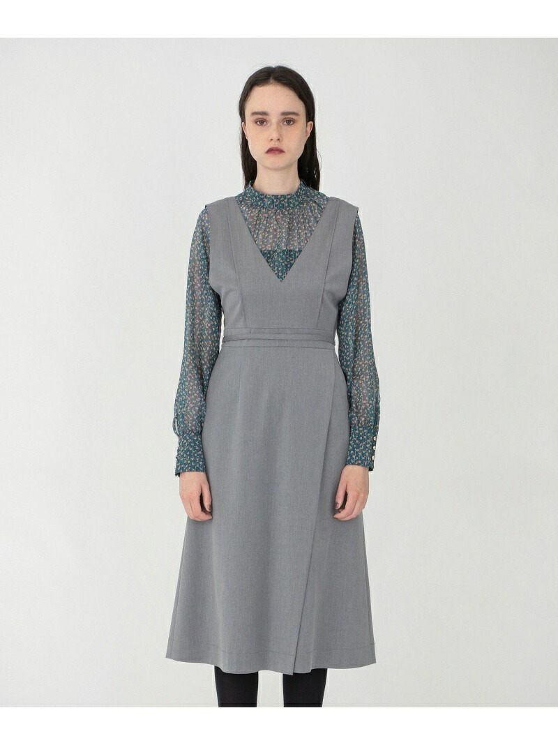 売れ筋ランキングも ラブレス Loveless ジャンパースカート Vネック Sale 30 Off グレー ワンピース Fashion グレー Rba E 送料無料 Rakuten ワンピースその他 ワンピース Williamsav Com