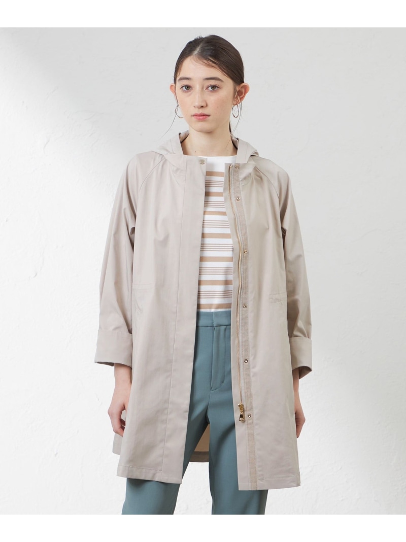 【SALE／60%OFF】【花粉押しとどめる・撥水役立つこと付き添い人】【Anniversary Piece】ポランガードスタンドカラーコート AMACA アマカ ジャケット・アウター 余分の物のジャケット・アウター ベージュ 緑であること 黒いこと 黄色【RBA_E】【貨物輸送無料】[ Fashion]