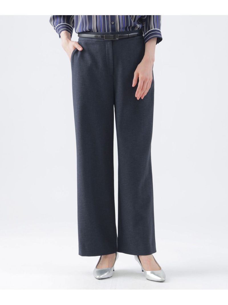 【SALE／45%OFF】【美シリーズ】【セットアップ対応】【吸水速乾】【接触冷感】【防しわ】【ウォッシャブル】エバレットクロスワイドストレートパンツ TRANS WORK トランスワーク パンツ その他のパンツ ネイビー ベージュ【RBA_E】【送料無料】[ Fashion]