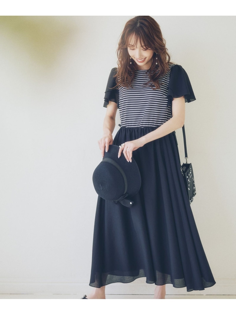 ボーダーカットソーコンビ ワンピース TO BE CHIC トゥー ビー シック ワンピース・ドレス その他のワンピース・ドレス【送料無料】[ Fashion]｜SANYO SELECT