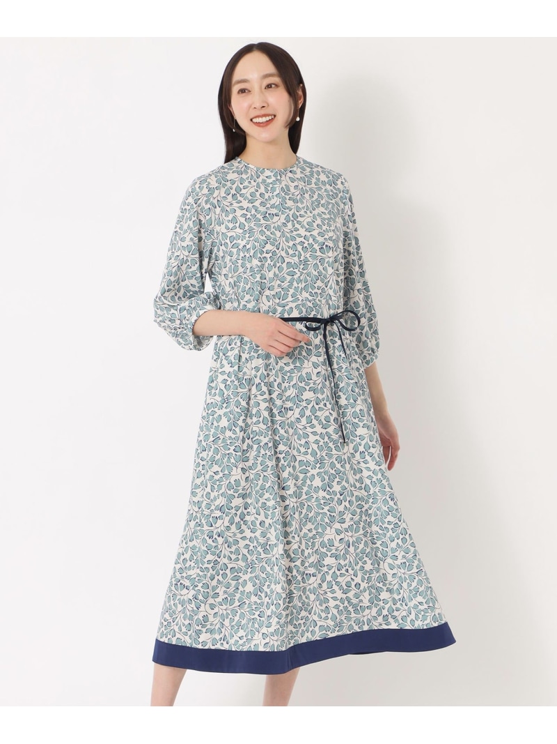 【SALE／33%OFF】リーフプリントワンピース S.ESSENTIALS エス エッセンシャルズ ワンピース・ドレス ワンピース ブルー グリーン【RBA_E】【送料無料】[ Fashion] 21,868円