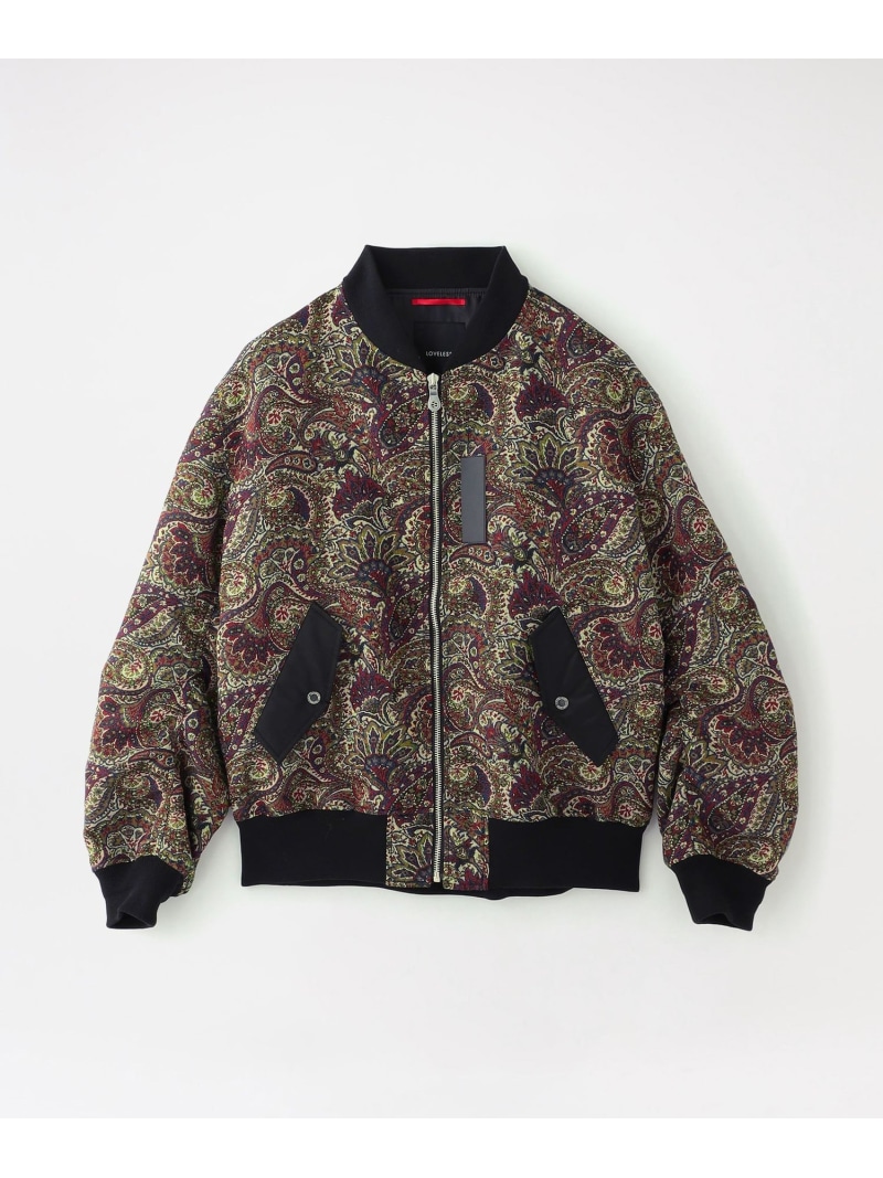 ゴブランペイスリーMA-1 LOVELESS ラブレス ジャケット・アウター ブルゾン・ジャンパー カーキグリーン【送料無料】[ Fashion]