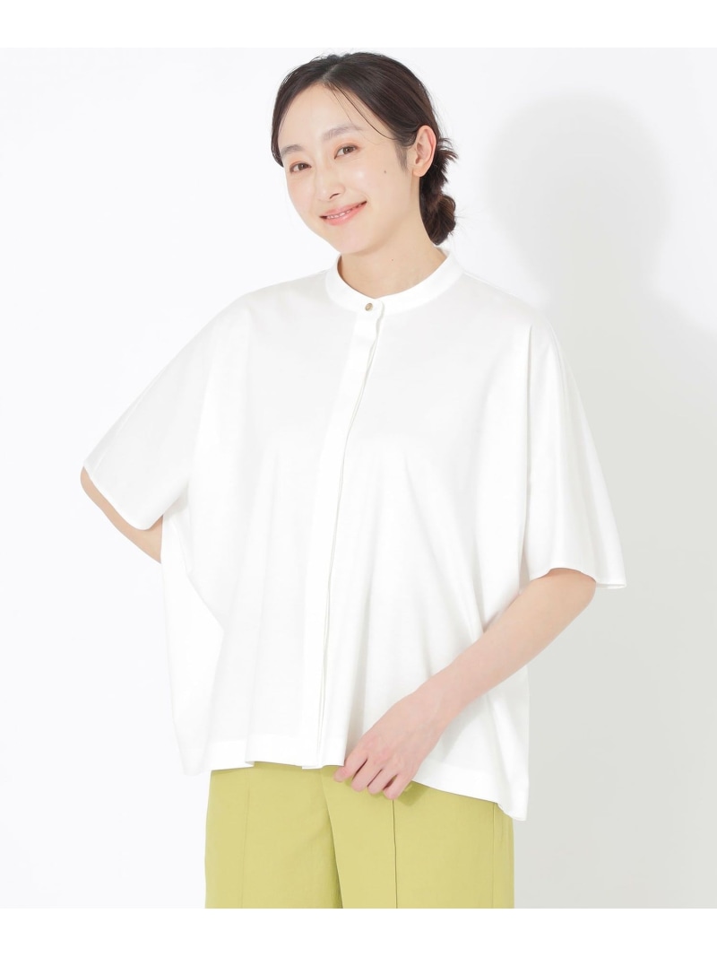 【DRESOPHY】シャツ S.ESSENTIALS エス エッセンシャルズ トップス シャツ・ブラウス グリーン ホワイト ネイビー【送料無料】[ Fashion]