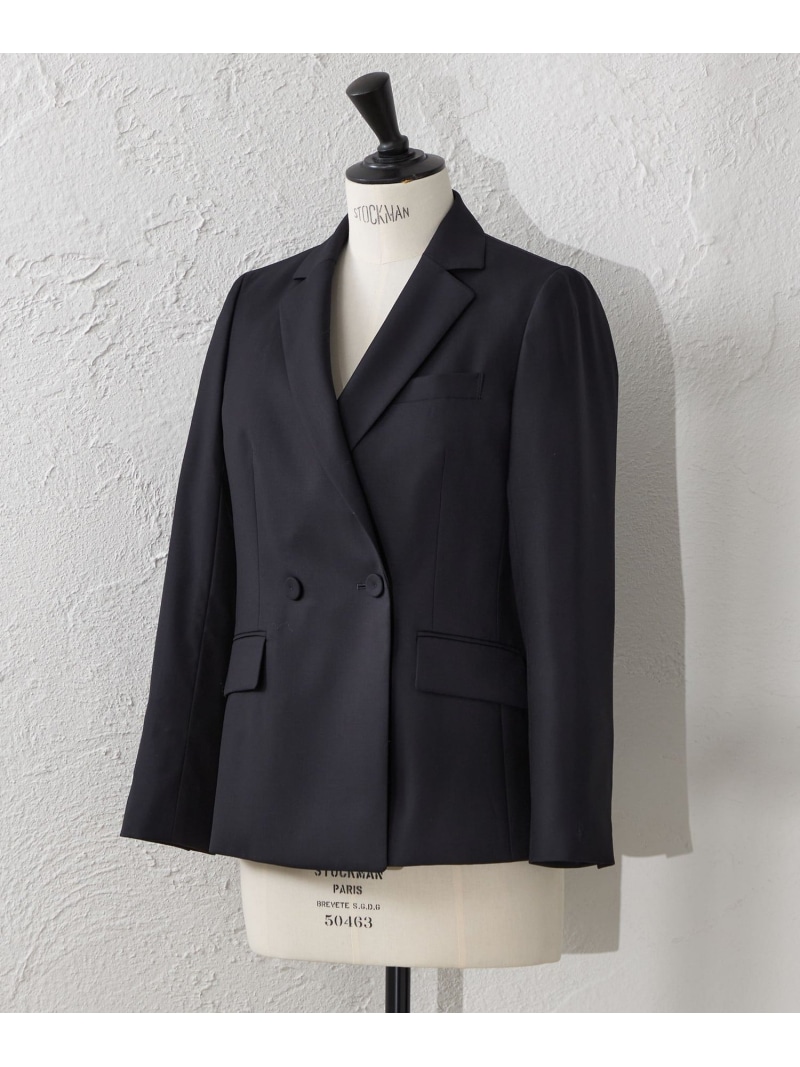 【SALE／30%OFF】【ATELIER COLLECTION】 羊毛上衣 AMACA アマカ ジャケット・アウター 否色つや上衣 黒いこと【RBA_E】【貨物輸送無料】[ Fashion]