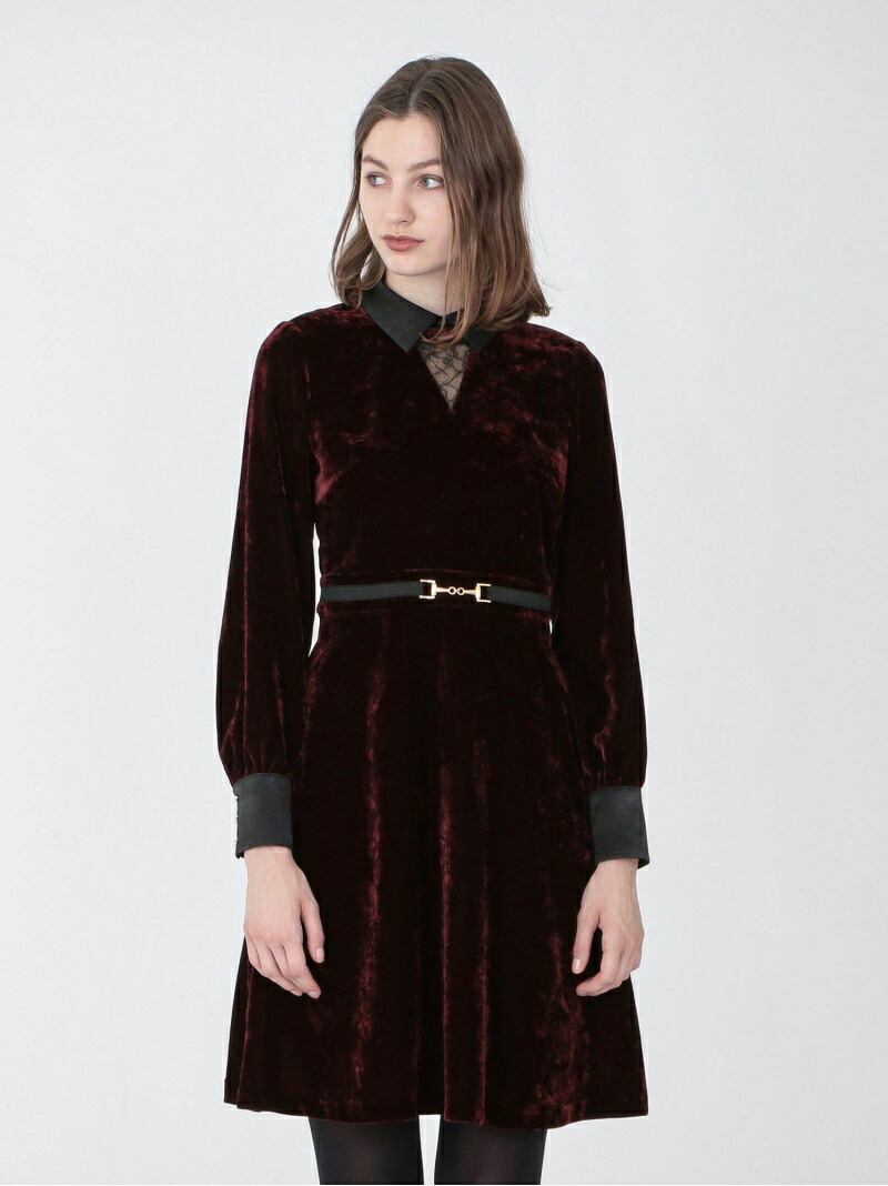 国産 楽天市場 Sale 37 Off クラッシュ ベルベット ドレス Loveless ラブレス ワンピース ワンピースその他 レッド ネイビー Rba E 送料無料 Rakuten Fashion Sanyo Select 数量限定 Fiker Org