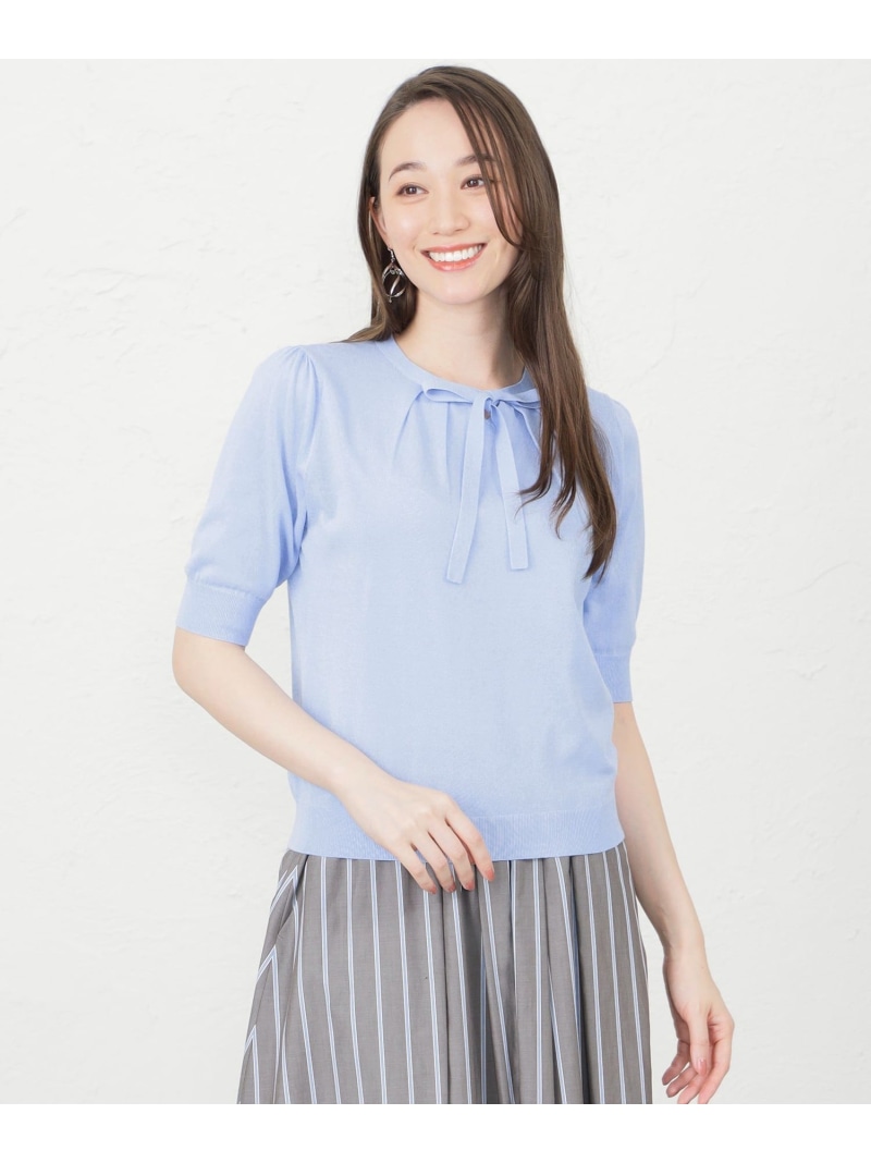 ニット セーター 23AW＊Wings掲載＊「80周年記念アイテム」スノーレオパードボトルネックインターシャニット レディース 23AW＊Wings掲載＊【80周年記念アイテム】スノー