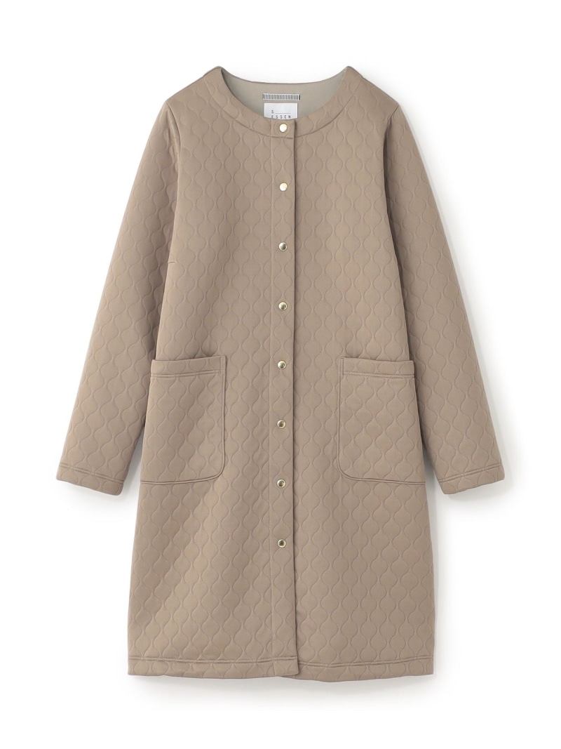 【SALE／28%OFF】キルティングコート S.ESSENTIALS エス エッセンシャルズ ジャケット・アウター ブルゾン・ジャンパー グリーン ブラウン【RBA_E】【送料無料】[ Fashion]