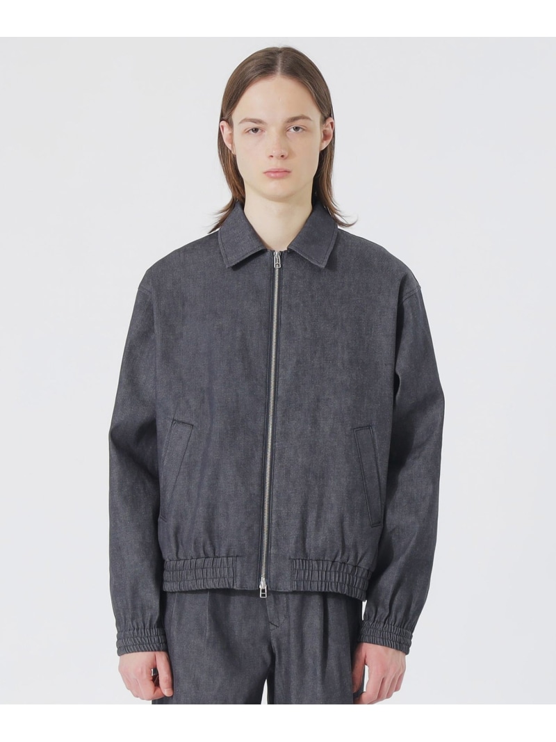 【SALE／30%OFF】リジットデニムブルゾン LOVELESS ラブレス ジャケット・アウター ブルゾン・ジャンパー ブラック ネイビー【RBA_E】【送料無料】[ Fashion]