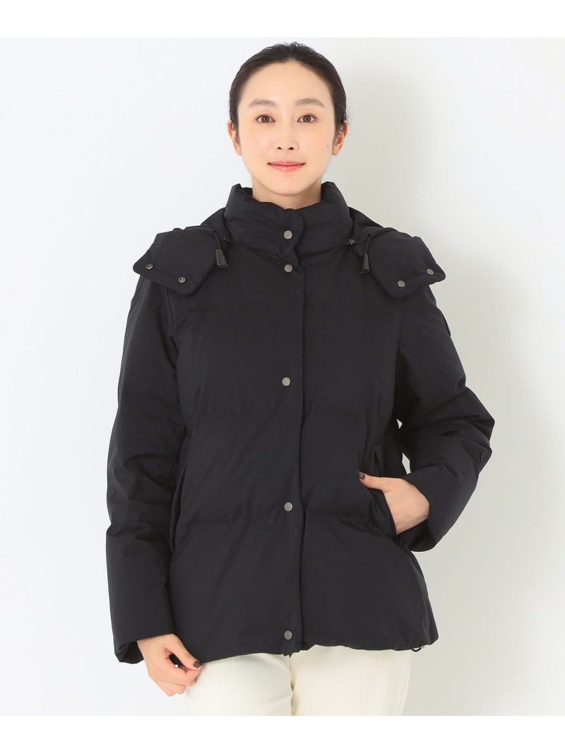 ＜青森ダウン＞ショートダウンコート SANYOCOAT サンヨーコート ジャケット・アウター レインコート ブラック ベージュ【送料無料】[ Fashion]｜SANYO SELECT