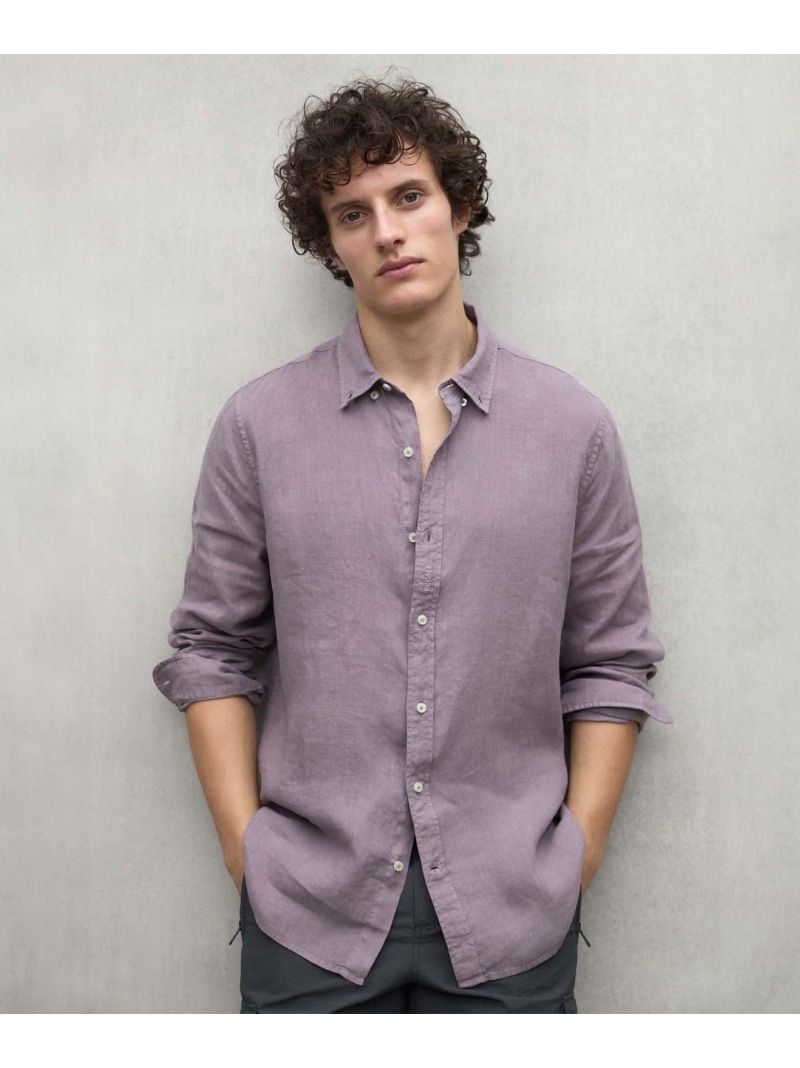 【SALE／55%OFF】MALIBU シャツ / MALIBUALF SHIRT MAN ECOALF エコアルフ トップス シャツ・ブラウス グリーン ワインレッド グレー ブルー【RBA_E】【送料無料】[ Fashion]