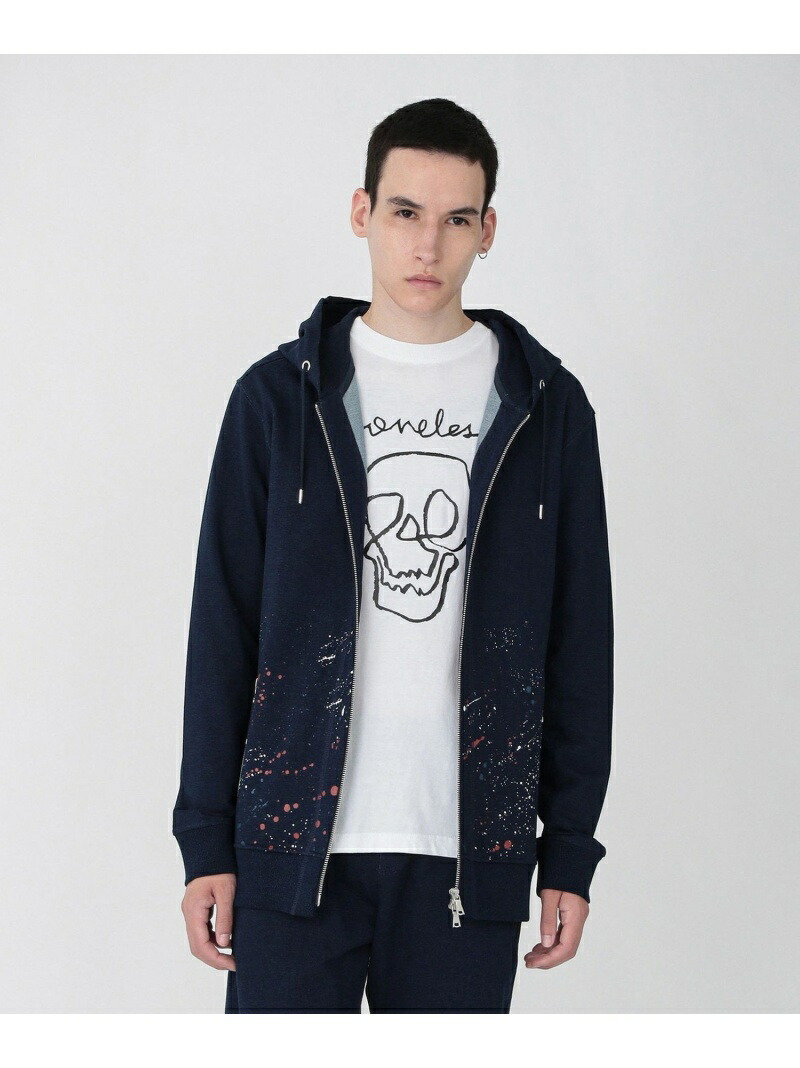 世界的に有名な パーカー デニムライク Fashion Sale 43 Off ペイント Rakuten スウェットジップアップパーカー ブラック Rba E 送料無料 ネイビー パーカー カットソー ラブレス Loveless Lombardionline It