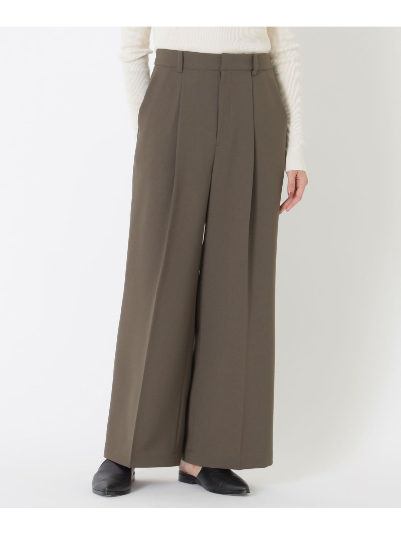 【SALE／51%OFF】トリプルツイストタックワイドパンツ S.ESSENTIALS エス エッセンシャルズ ズボン下 スラックス・御召しものズボン下 赤銅色 緑であること 白いこと【RBA_E】【貨物輸送無料】[ Fashion]