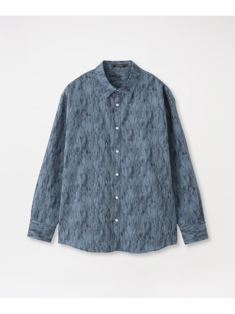 ジャカードウエスタンシャツ LOVELESS ラブレス トップス シャツ・ブラウス ブルー ホワイト グレー【送料無料】[ Fashion]