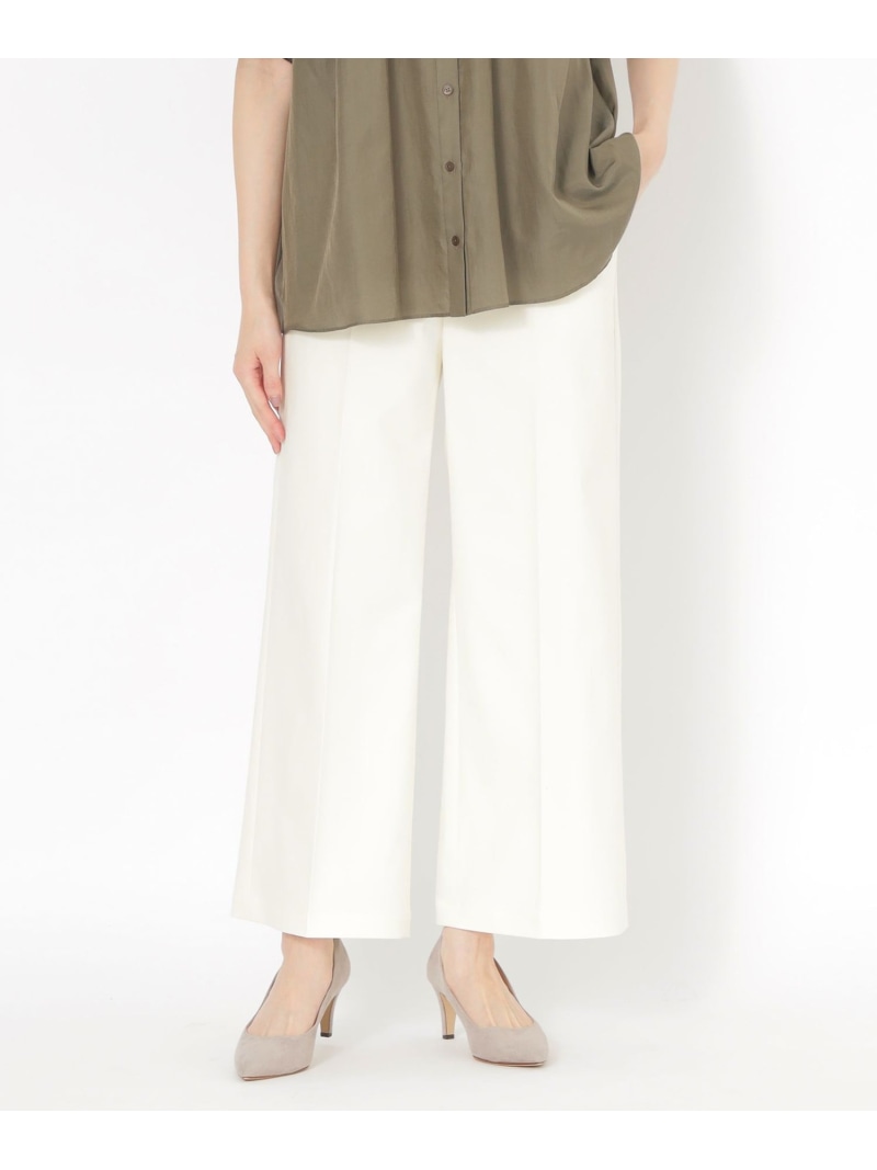 【SALE／36%OFF】ダブルクロスストレッチワイドパンツ S.ESSENTIALS エス エッセンシャルズ パンツ スラックス・ドレスパンツ レッド ブラック ホワイト【RBA_E】【送料無料】[ Fashion]｜SANYO SELECT 15,257円
