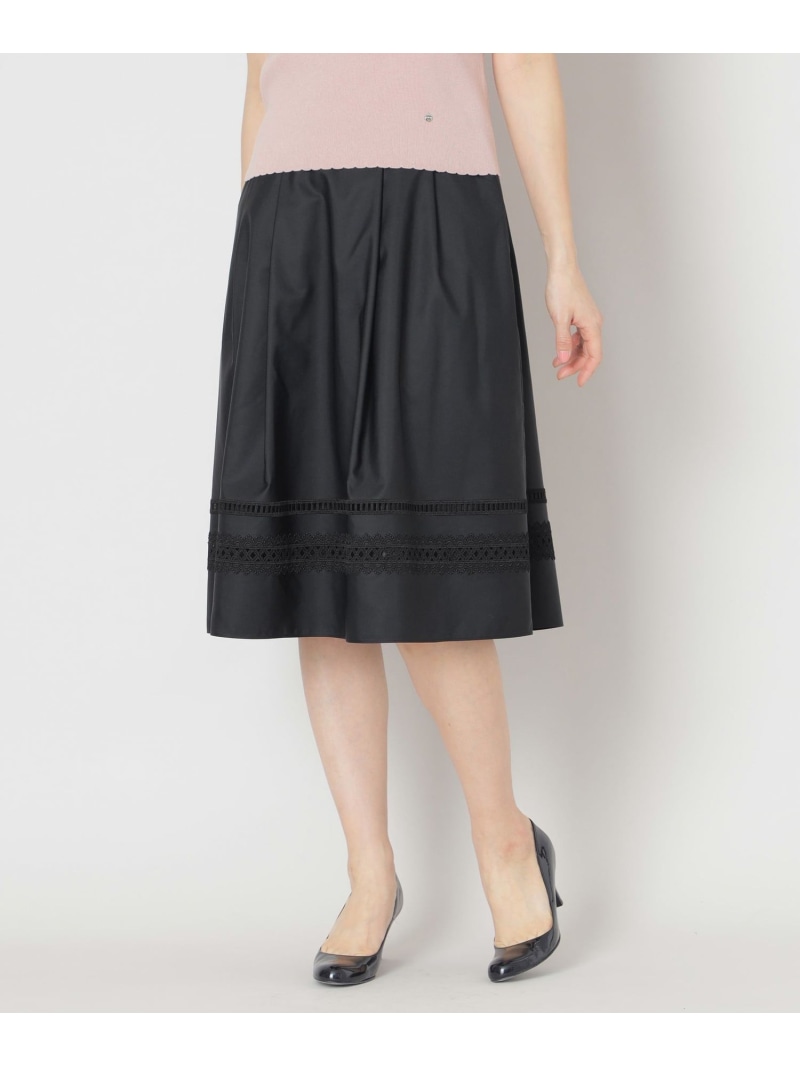 【SALE／69%OFF】ヘムボーダーレース スカート TO BE CHIC トゥー ビー シック スカート その他のスカート ブラック【RBA_E】【送料無料】[ Fashion]｜SANYO SELECT