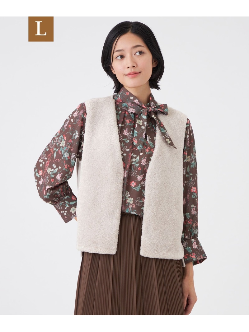 【SALE／14%OFF】【L】【ウォッシャブル】シンセティックファージレ TRANS WORK サンヨー エルサイズ ジャケット・アウター その他のジャケット・アウター グレー ベージュ【RBA_E】【送料無料】[ Fashion]｜SANYO SELECT