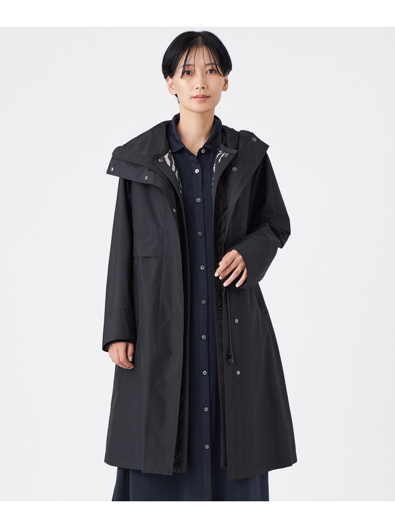 【SALE／52%OFF】【商品目録掲げる】【透湿雨合羽・防風】基準打数テックス3WAY厚地の外套 EVEX by KRIZIA エヴェックス バイ クリツィア ジャケット・アウター 余分の物のジャケット・アウター 黒いこと【RBA_E】【貨物輸送無料】[ Fashion] コート・ジャケット-レディースファッション