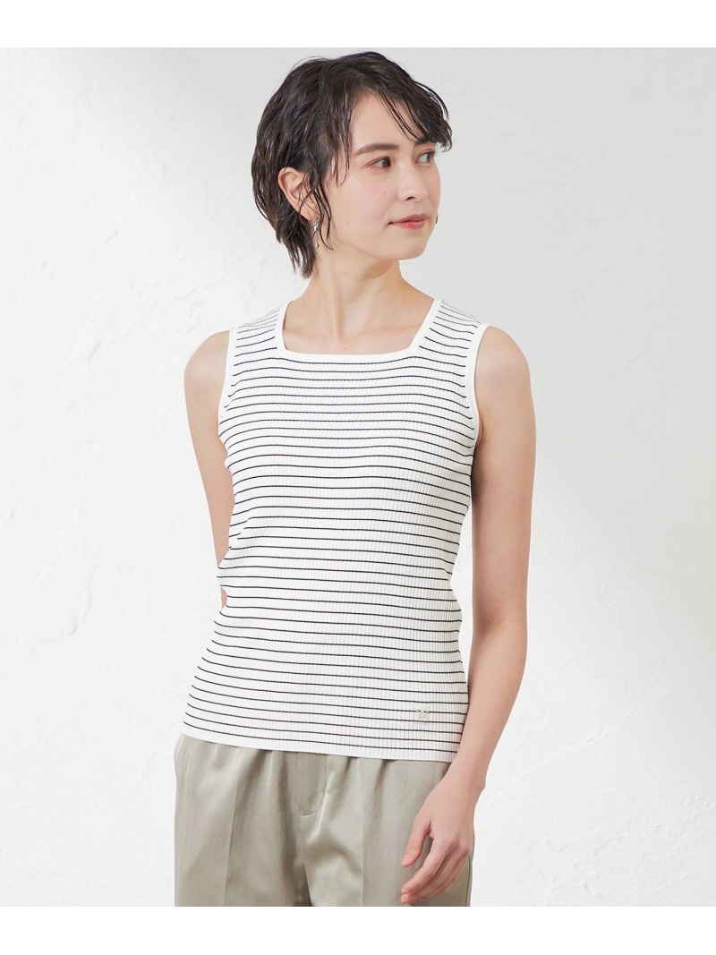 【SALE／20%OFF】レーヨンストレッチタンクトップ AMACA アマカ トップス カットソー・Tシャツ ホワイト ネイビー ブラック【RBA_E】【送料無料】[ Fashion]